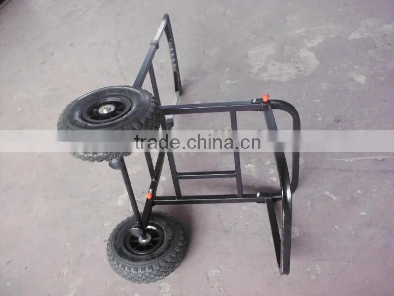 Metal foldable fishing trolley