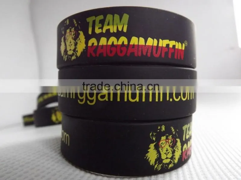 President selection custom embossed/ debossed silicone wristband, cheap silicone bracelet