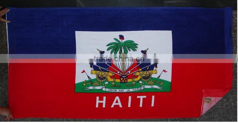 textiles huge american flag beach towel logo