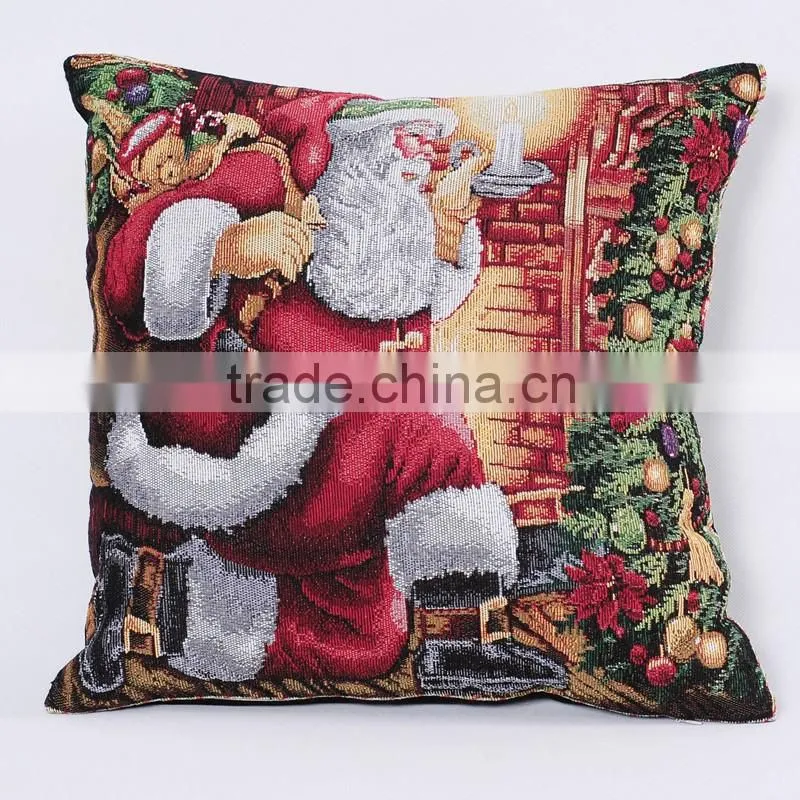 PLUS Wholesale Comfortable Decorative Wooden Sofa Seat Cushion, Christmas Design Cushion