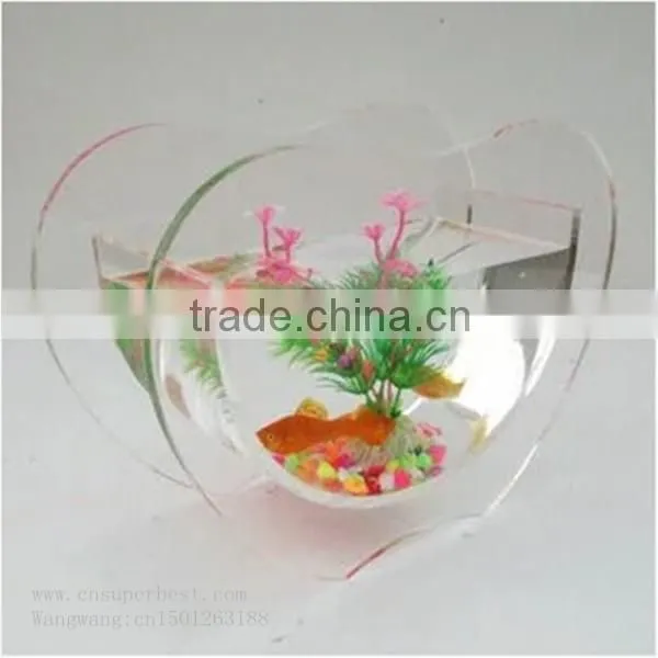 acrylic aquarium fish tank with logo printing