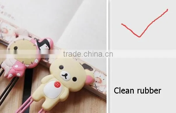 high quanlity soft rubber paper clips