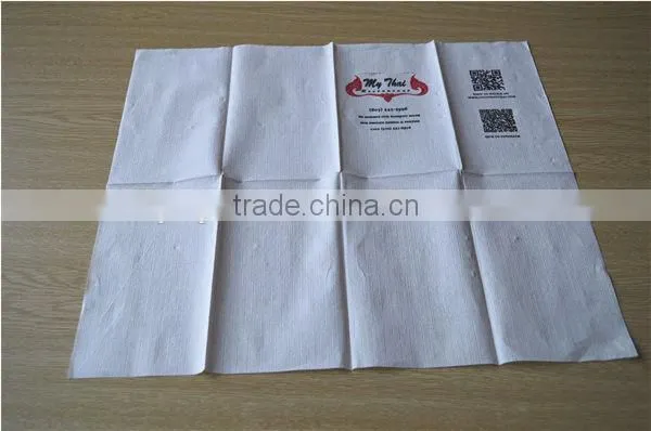 15"x17" 2-Ply Dinner Napkin 1/8Fold tissue paper supplier in dubai