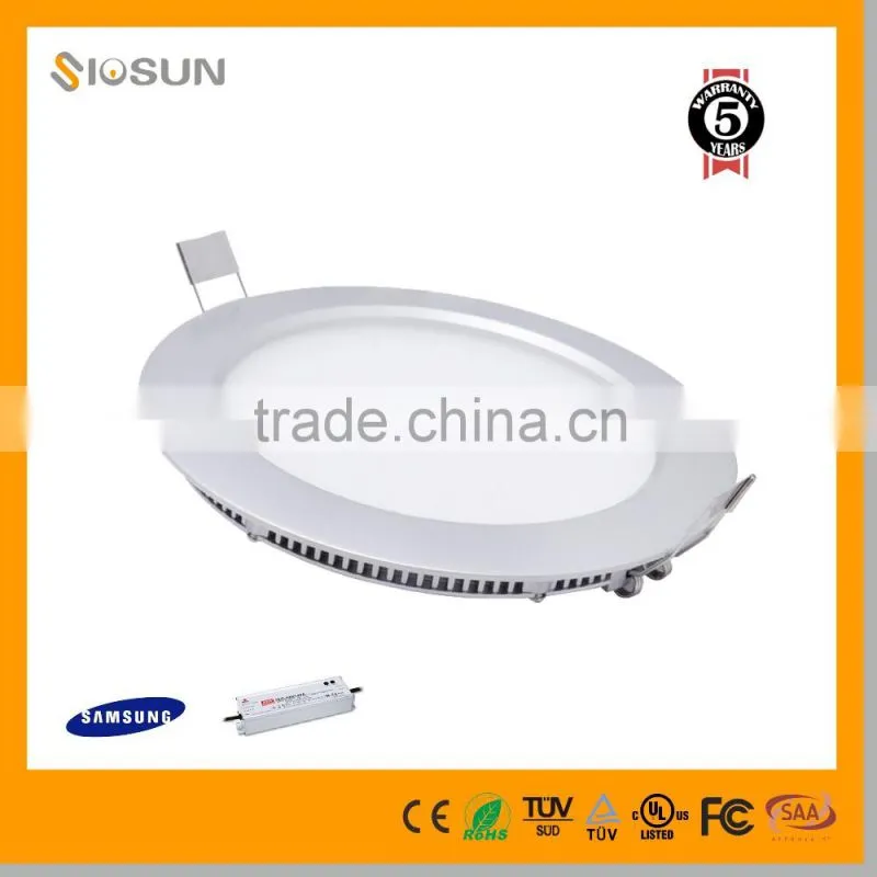 Shenzhen 6W 600Lumens Samsung Chip Round LED Housing Panel Light