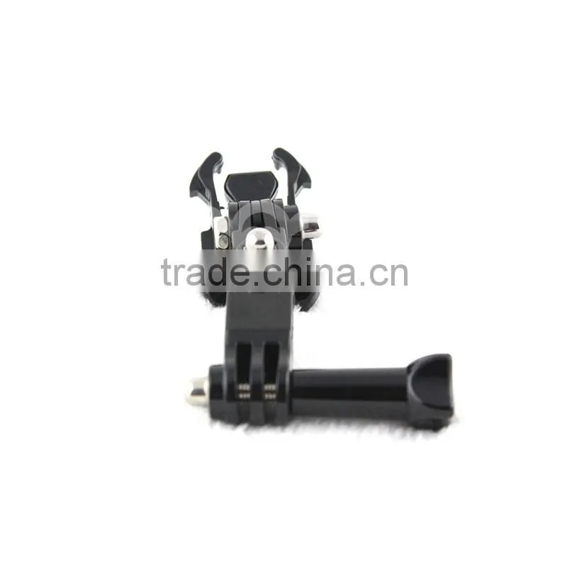 2016 New Wholesale Go Pro 3-way Adjustable Pivot Arm Go Pro Gimbal for mini Action Camera