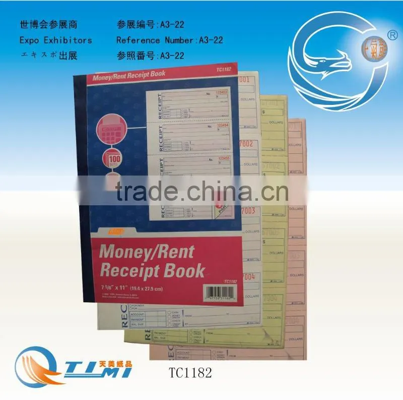 Money/Rent Receipt Book business forms Sales Order Book Job Work Order Book