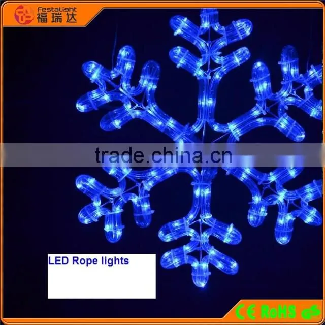 Christmas decorative lights with led snowflake with star motif lights