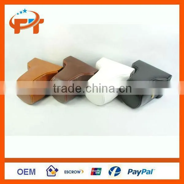 Pu leather camera bag camera case for GF6 14-42mm