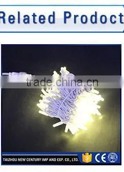 flashing christmas outdoor 3d motif rope light