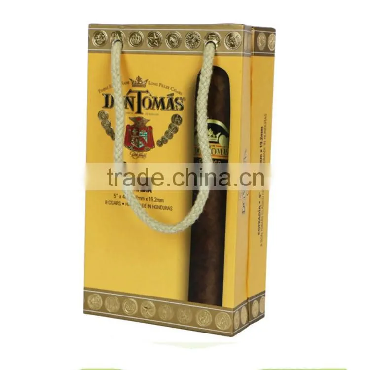 Packaging box Industrial Use and Glossy Lamination Printing Handling Cigar Box