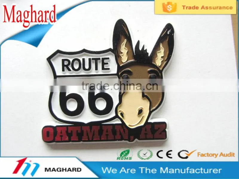 animal letter 3D polyresin fridge magnet