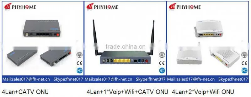 GPON 1GE ONT ONU Compatible with Huawei ZTE OLT