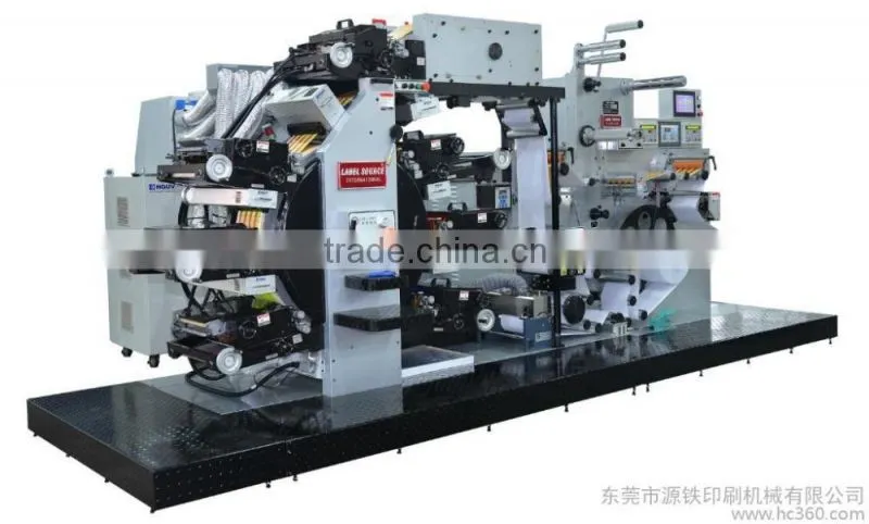 High speed colour label printing machine
