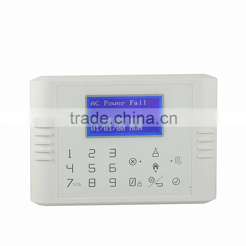 PSTN/landline home alarm system against burglar/thieves