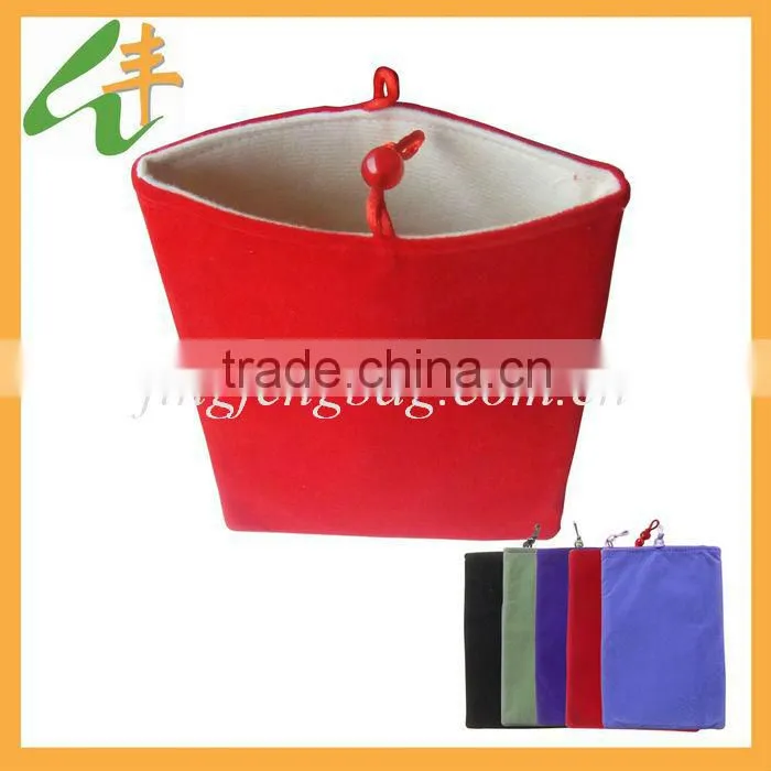 red flocking 7" tablet cover