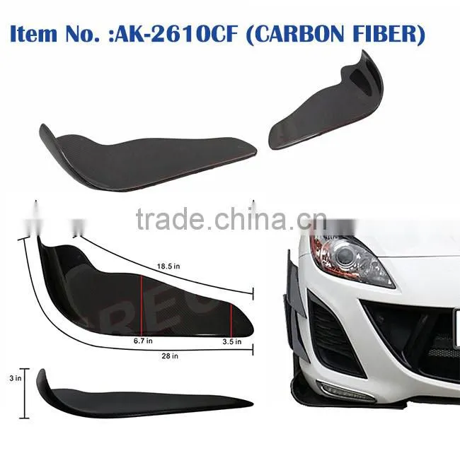 Carbon Fiber Front Lip Spoiler fit for all car