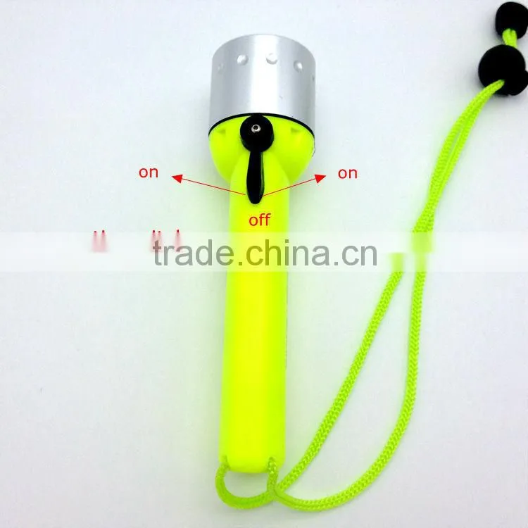3w waterproof diving led flashlight