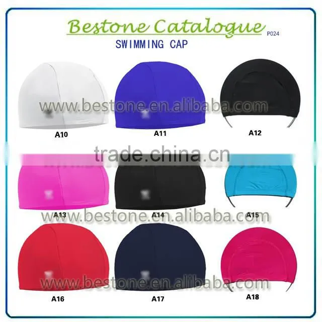 Fashionable Promotional Custom Logo Printed Silicone Swimming Cap