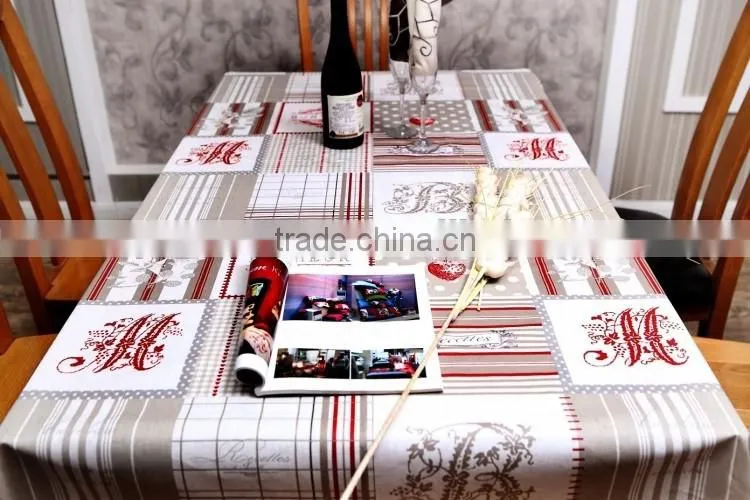 BSCI ,SGS ,Intex , ICS table cloth middle east table cloth, modern table cloth, dining room table cloth