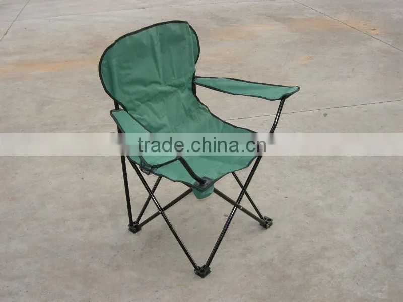 Outdoor Backrest beach Camping Chair With Cup Holder DB1015