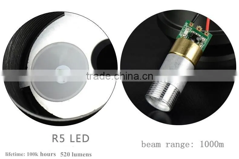 Rechargeable long distance green laser flashlight torches with led flashlight with laser pointer