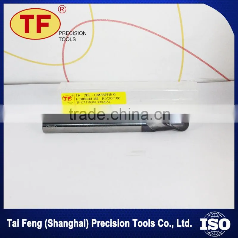 Made In China Tai Feng Cnc Machine Cutting Tools Solid Carbide Thread Ball Nose End Mills Metal Cutting Tools