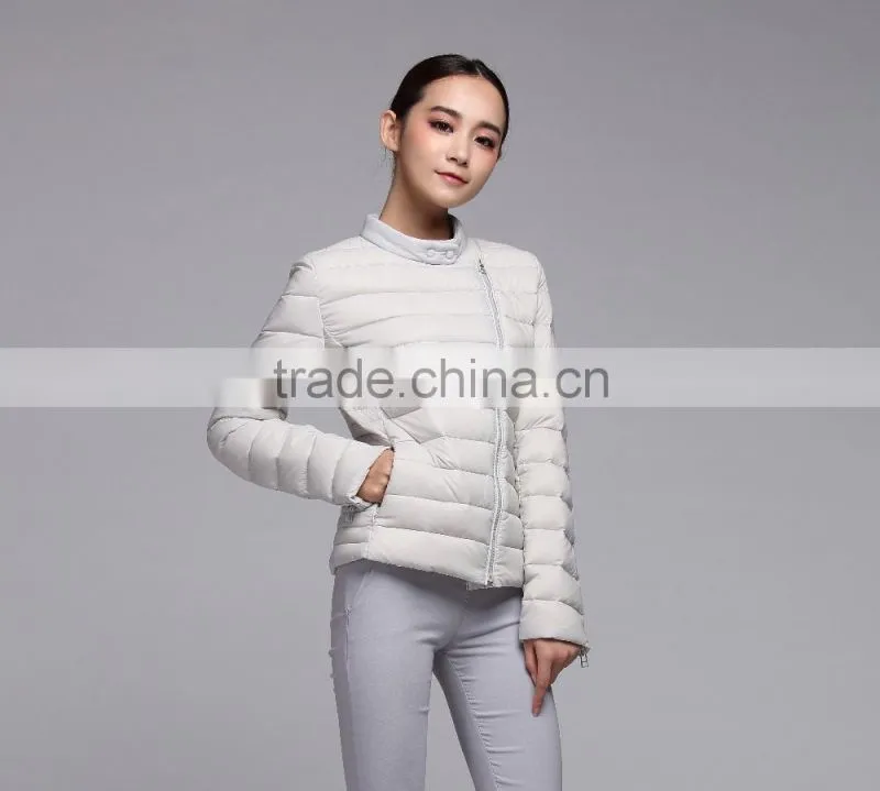 Breathable Goose Down short Coat for Lady