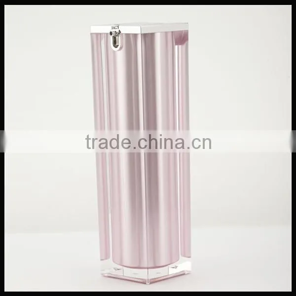 Square PMMA airless bottle for Skin Care