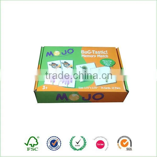 Custom memory card game printing