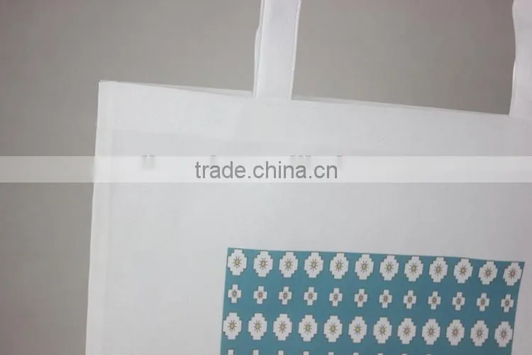 Non-woven blank shopping bag for sublimation printing