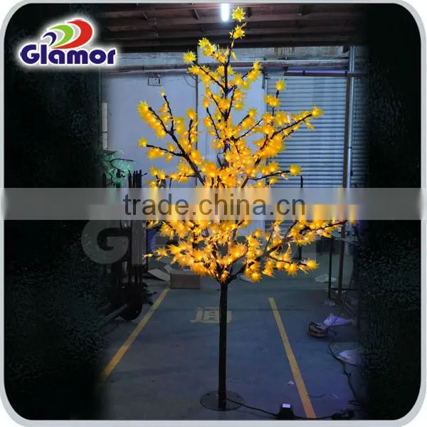 LED Maple Tree Light, LED Christmas Cone Tree Light,Maple Leaf Christmas LED Tree Lighting