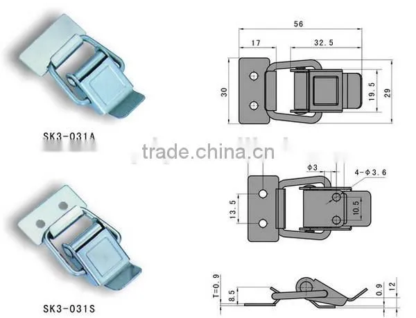 Stainless steel SK3-031 Welded locker hasp