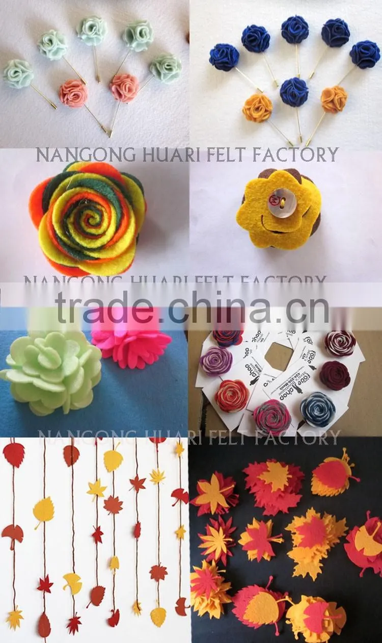 laser cut felt flowers die cut flower