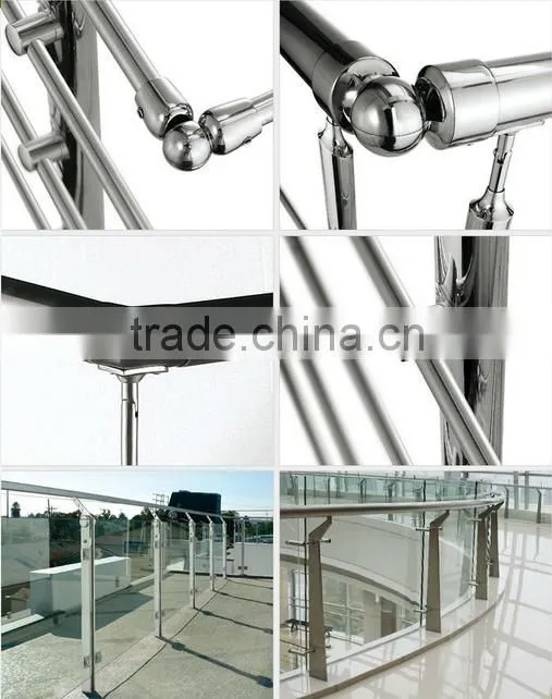 Stainless steel acrylic balustrade