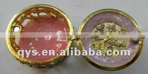 Decorative Jeweled Metal Trinket Box