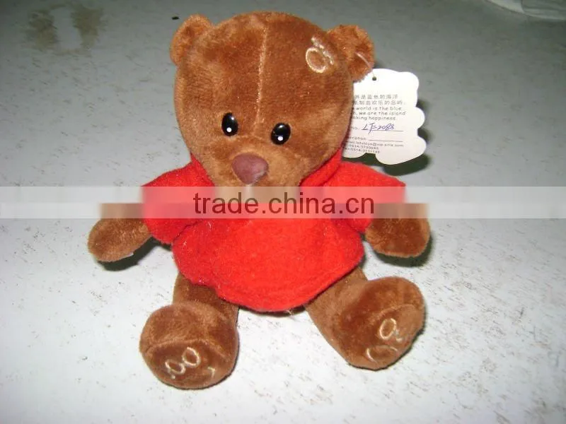 cheap and nice white plush valentine teddy bear toys with green wings