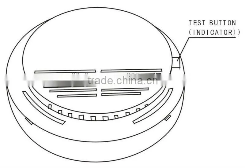 home mini size smoke alarm