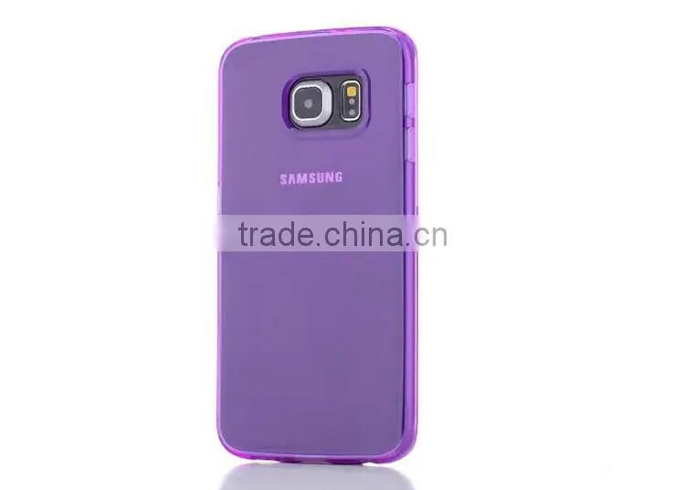 Durable Hard Clear Soft TPU Cover For Samsung S6/S6 Edge