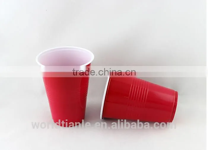 Best for restaurant usage factory direct supply good looking red plastic cup,cheap and good quality