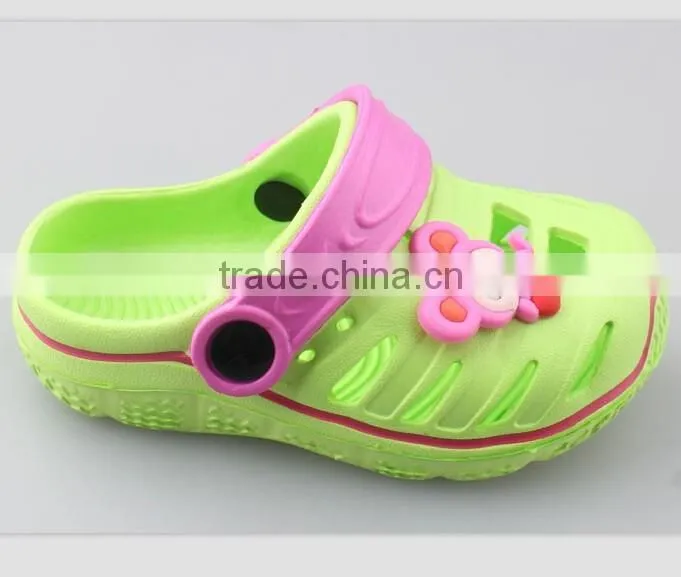 2016 New Design Fashion EVA Kids Clogs Cute Garden Children Shoes