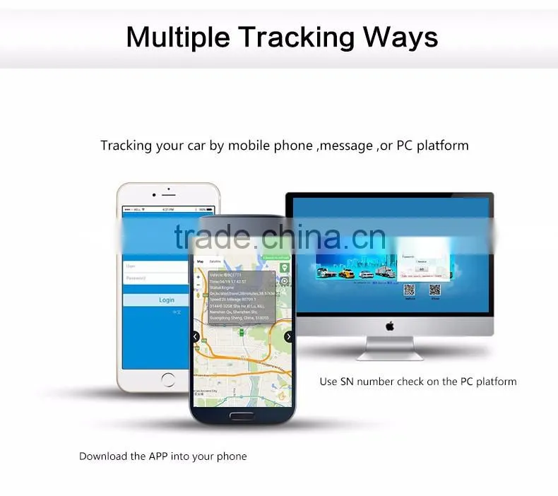 A18 Vehicle Gps Tracker for car truck taxi Real-time Gps GPRS GSM Tracking