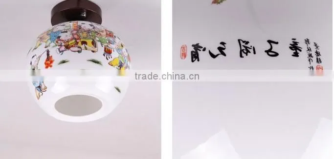 Chinese style wood crafts mode led living room ceiling lighting
