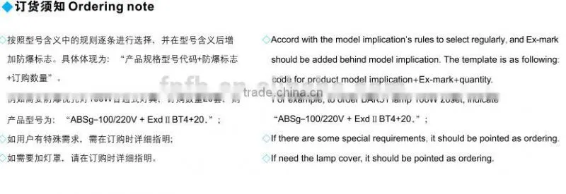 ABSg- Explosion proof tank inspection lamp