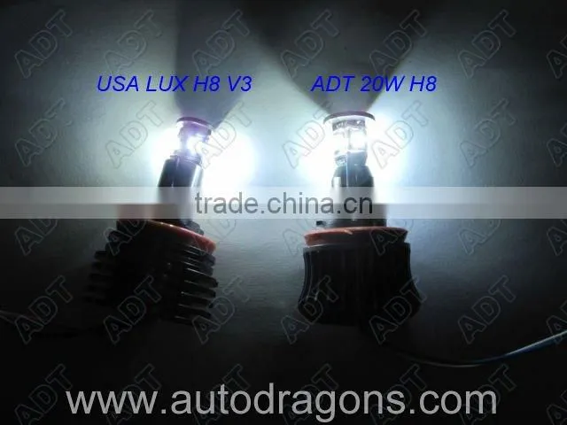 20W H8 LED angel eye for E92 E93 X5 X6 2009 up E87 E90