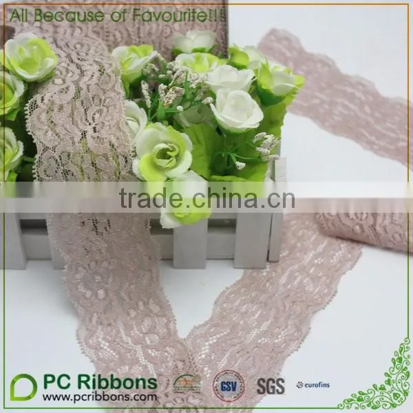 2" width ginger snap elastic lace trim