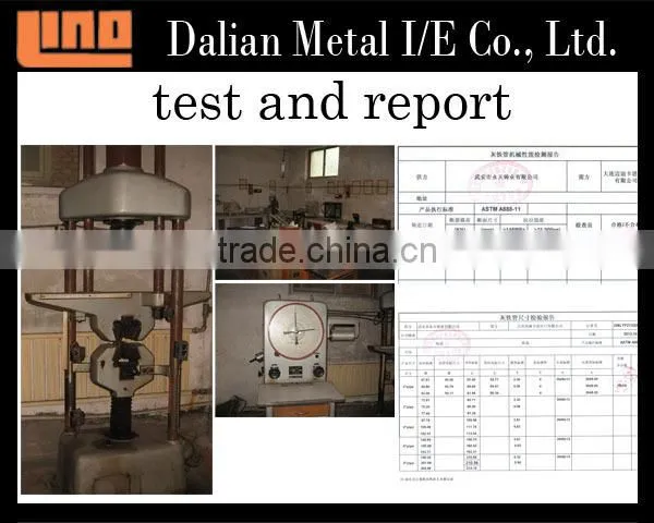 ASTM A888 Cast Iron Drain Pipe Fitting of LEAD PLUG