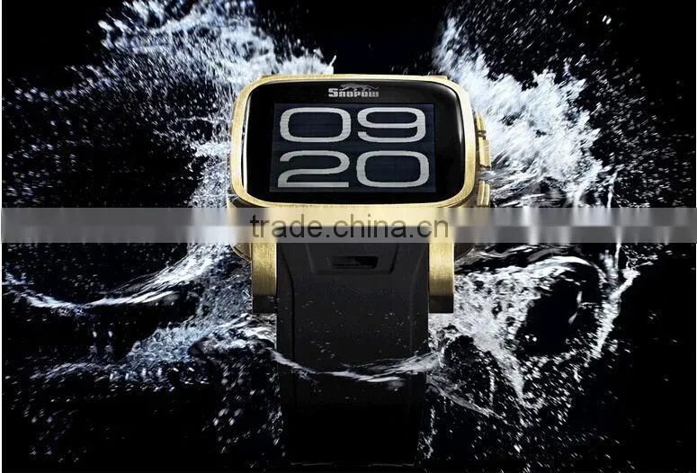 Original Snopow W1 Watch MTK6206A IP68 Smartphone 1.6 Inch GSM 2G Rugged watch Phone Bluetooth