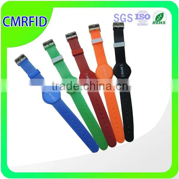 New style personal nfc custom woven nylon wristband for events