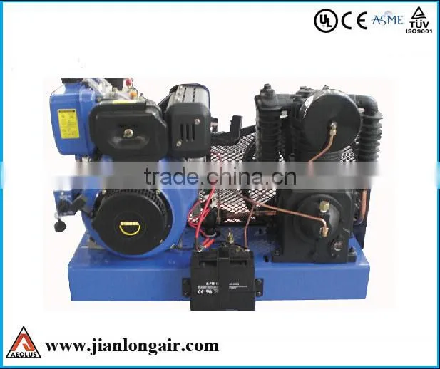 base mounted diesel Air Compressor 11hp