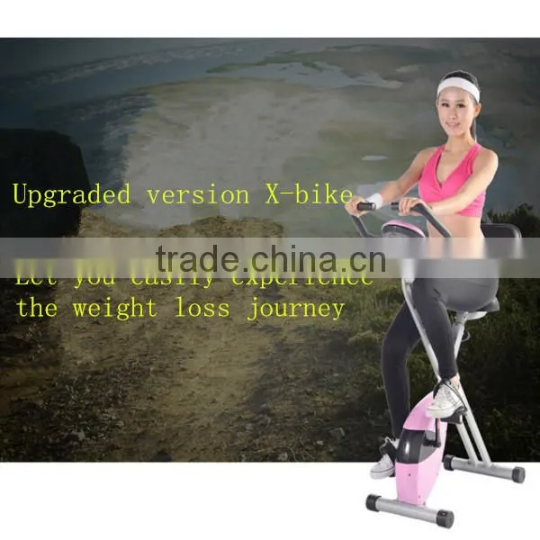 The new item Luxury home gym fitness equipment spin bike with backrest